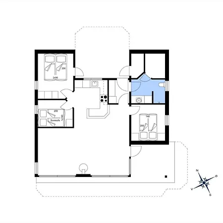 Bl222-blokhus-jens-baerentsvej-16 Vakantiehuis Blokhus